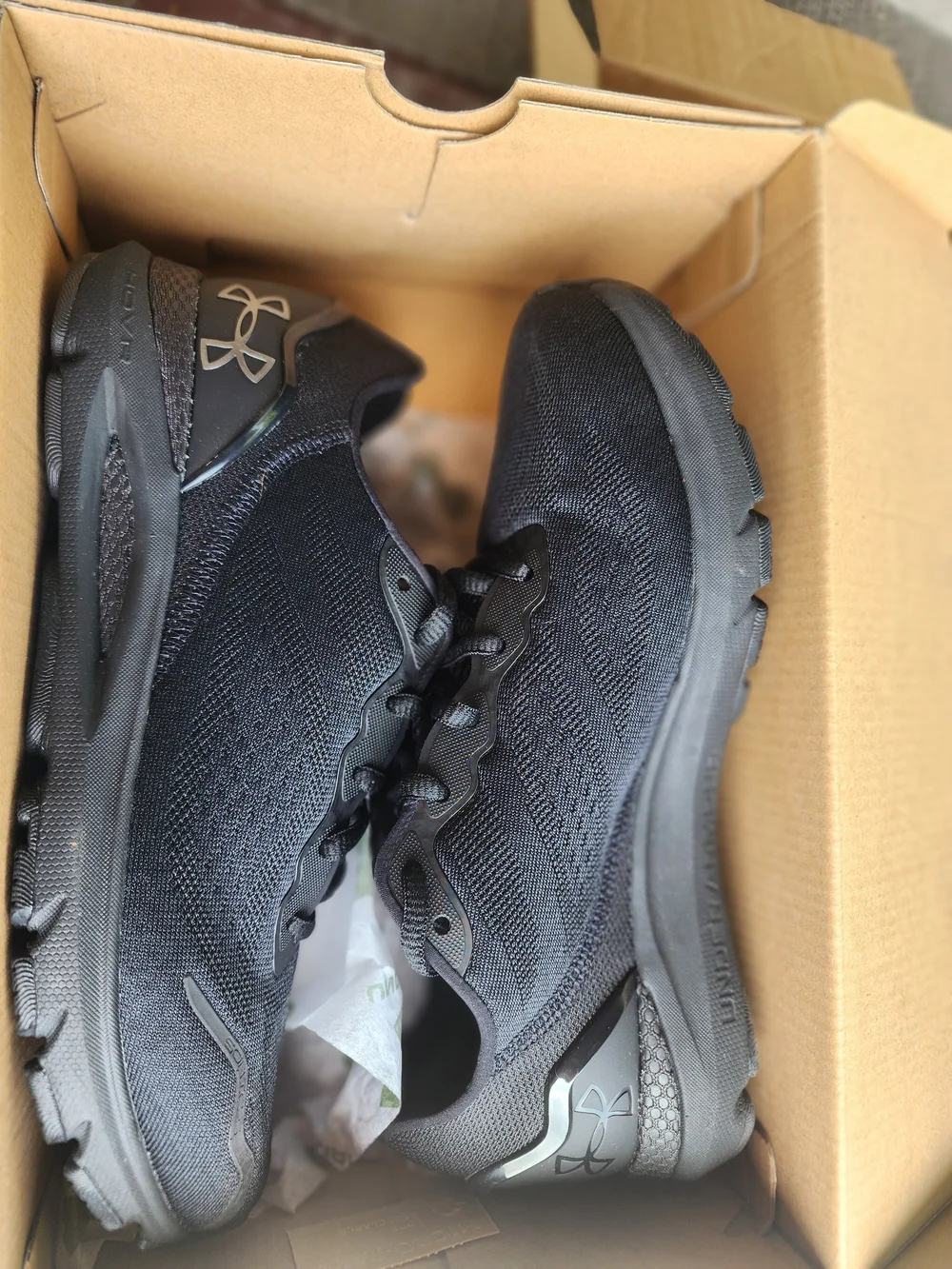 Under Armour Womens Hovr Sonic 6 Black Running Shoes New In Box